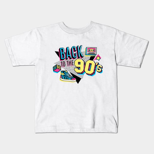 The 90's style label Tee Kids T-Shirt by CaptainMadjid